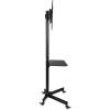 TECHLY Trolley Floor Stand LCD/LED/Plasma 23"-55" Black ICA-TR21