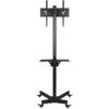 TECHLY Trolley Floor Stand LCD/LED/Plasma 23"-55" Black ICA-TR21