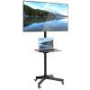 TECHLY Trolley Floor Stand LCD/LED/Plasma 23"-55" Black ICA-TR21