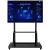 TECHLY Multifunction Mobile TV Cart for LED/LCD TV 55-100" with shelf ICA-TR30