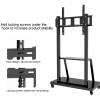 TECHLY Multifunction Mobile TV Cart for LED/LCD TV 55-100" with shelf ICA-TR30