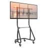 TECHLY Trolley Floor Support for TV from 60" to 105" Black ICA-TR38