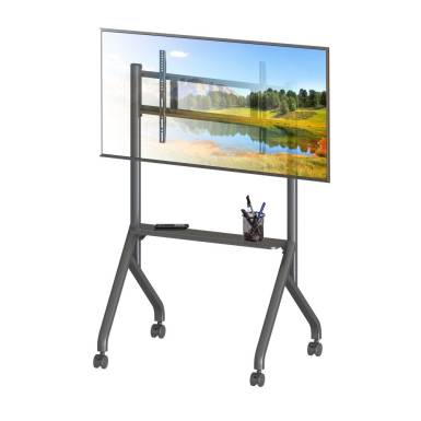 TECHLY Multifunction Mobile Floor Stand for 65-100" LCD/LED/Plasma TVs Black ICA-TR53LB TECHLY Multifunction Mobile Floor Stand for 65-100" LCD/LED/Plasma TVs Black ICA-TR53LB