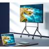 TECHLY Multifunction Mobile Floor Stand for 65-100" LCD/LED/Plasma TVs Black ICA-TR53LB