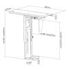 EQuip CPU Under Desk Mount Bracket 650892
