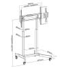 EQuip 55"-100" Mobile Motorized LFD Trolley 650632