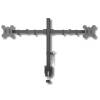 TECHLY ICA-LCD 382-D Desk Stand for 2 Monitors 13"-27" Side by Side with Clamp 027514