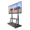 TECHLY ICA-TR31 Floor Support with Shelf for LCD/LED/Plasma TV 55"-120" 105582