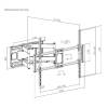 Gembird WM-120ST-01 Full-motion TV wall mount 60"-120" WM-120ST-01