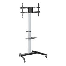 SBOX FS-444 Floor Mobile Mount 37"-86" Silver/Black FS-444 SBOX FS-444 Floor Mobile Mount 37"-86" Silver/Black FS-444