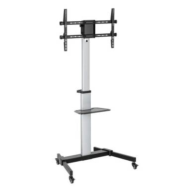 SBOX FS-444 Floor Mobile Mount 37"-86" Silver/Black FS-444 SBOX FS-444 Floor Mobile Mount 37"-86" Silver/Black FS-444