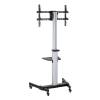 SBOX FS-444 Floor Mobile Mount 37"-86" Silver/Black FS-444