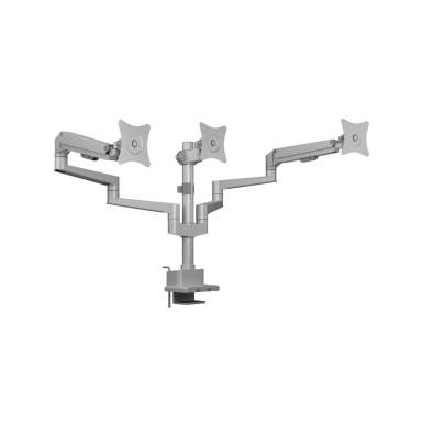 Raidsonic IcyBox IB-MS525-T Three Monitor Stand Desk mounted 17"-30" Grey IB-MS525-T Raidsonic IcyBox IB-MS525-T Three Monitor Stand Desk mounted 17"-30" Grey IB-MS525-T