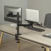 SBOX LCD-LM01-2 Desktop Mount 13"-27" Black LCD-LM01-2