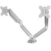 Fellowes Platinum Series Dual Monitor Stand Silver 8056501