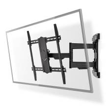 Nedis Full Motion TV Wall Mount 43"-100" Black TVWM6570BK Nedis Full Motion TV Wall Mount 43"-100" Black TVWM6570BK