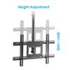 Manhattan Full-Motion Height-Adjustable TV Ceiling Mount 37"-80" Black 462051