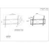 Manhattan Universal Flat-Panel TV Tilting Wall Mount with Post-Leveling Adjustment 37"-80" Black 461481