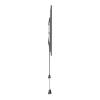 Manhattan Low-Profile Fixed TV Wall Mount 43"-100" Black 461948