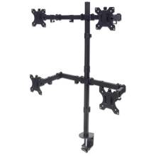 Manhattan Universal Four Monitor Mount with Double-Link Swing Arms 461566 Manhattan Universal Four Monitor Mount with Double-Link Swing Arms 461566