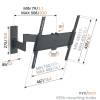 Vogel's TVM 1445 Full-Motion TV Wall Mount 1814450