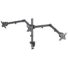 Manhattan LCD Monitor Mount with Center Mount and Double-Link Swing Arms 461658 Manhattan LCD Monitor Mount with Center Mount and Double-Link Swing Arms 461658