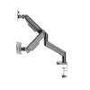 Gembird Desk mounted adjustable double monitor arm 17"-32" Black MA-DA2-06