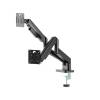 Gembird Desk mounted adjustable double monitor arm 17"-32" Black MA-DA2-06