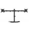 Gembird Dual monitor desk stand 13&rdquo;-32&rdquo; Black MS-D2ST-02