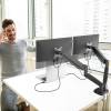 j5create JTSA102 Ergonomic Dual Monitor Mount JTSA102-N