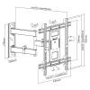 Logilink BP0112 TV wall mount 32–70" Black BP0112