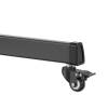 Manhattan Large-Screen Multimedia TV Cart with Tool-Free Height Adjustment 60"-120" Black 462709