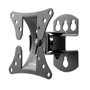 Manhattan Pivoting TV Wall Mount with Tilt and Swivel 13"-32" Black 462662 Manhattan Pivoting TV Wall Mount with Tilt and Swivel 13"-32" Black 462662