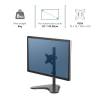 Fellowes Seasa Freestanding Single Monitor Arm 8049601