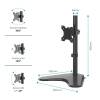 Fellowes Seasa Freestanding Single Monitor Arm 8049601