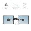 Fellowes Vista Dual Monitor Arm 8041701