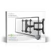 Nedis Full Motion TV Wall Mount 37"-80" Black TVWM6550BK