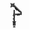 Gembird MA-DA1P-02 Adjustable desk display mounting arm 17"-32" Black MA-DA1P-02