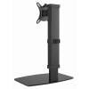 Gembird MS-D1ST-02 Height adjustable full-motion monitor desk stand 17"-32" Black MS-D1ST-02