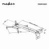 Nedis Full Motion Projector Mount PJWM100GY
