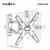 Nedis Full Motion TV Wall Mount 23"-55" Black TVWM5530BK