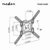 Nedis Full Motion TV Wall Mount 23"-55" Black TVWM1330BK