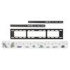 Nedis Fixed TV Wall Mount 37"-70" Black TVWM1051BK