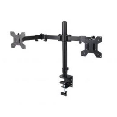 Esperanza Desk Holder for 2 computer monitors 10"-27" Sylen ERW018 Esperanza Desk Holder for 2 computer monitors 10"-27" Sylen ERW018