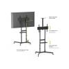 EQuip Economy TV Trolley 37"-70" Black 650636