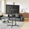 EQuip Economy TV Trolley 37"-70" Black 650636