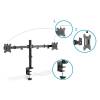Digitus DA-90400 Dual monitor mount 15"-32" Black DA-90400