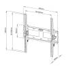 TECHLY 23"-55" Wall Bracket for LED LCD TV Tilt Black TLY_301269