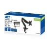 ACT AC8313 Gas Spring Single Monitor Arm 17"-35" Black AC8313