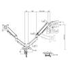 ACT AC8314 Gas Spring Dual Monitor Arm 17"-35" Black AC8314